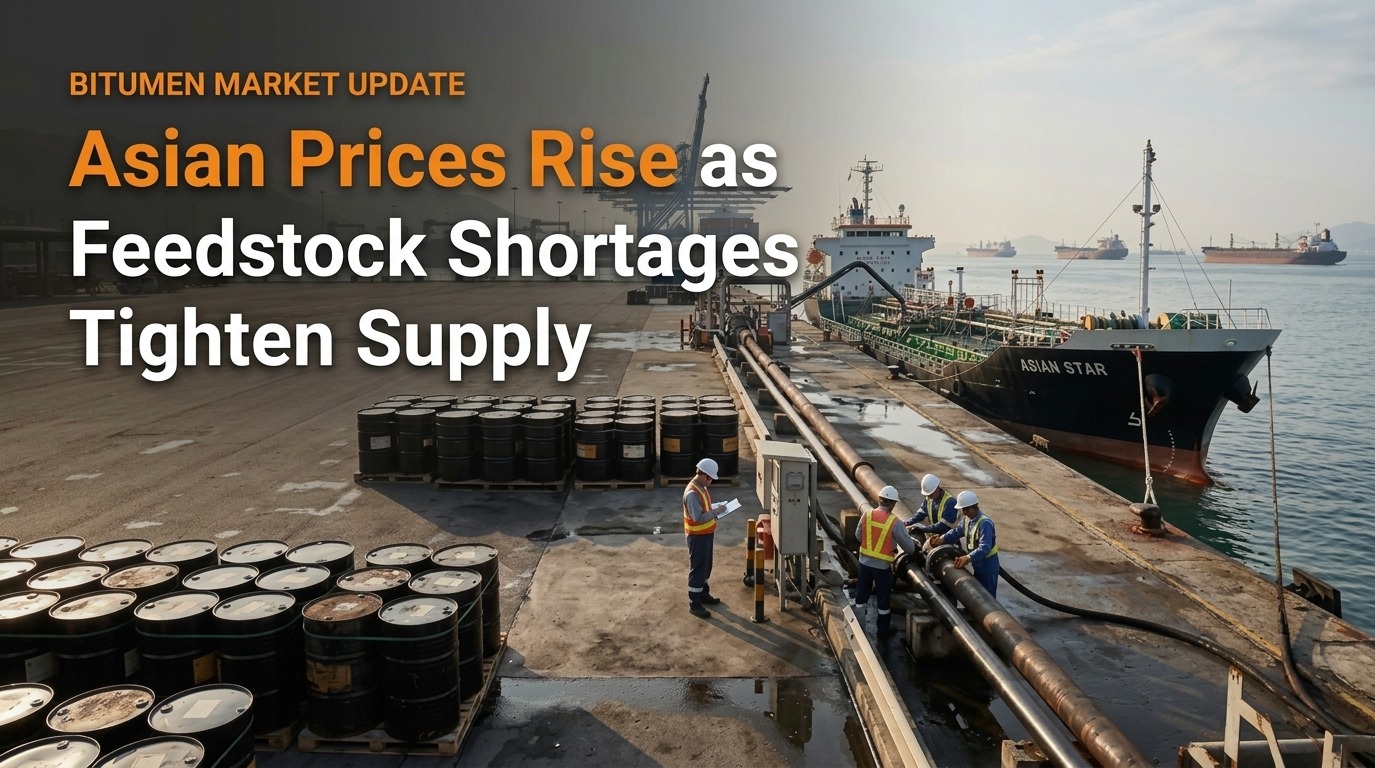 Bitumen market update on Asian prices and supply