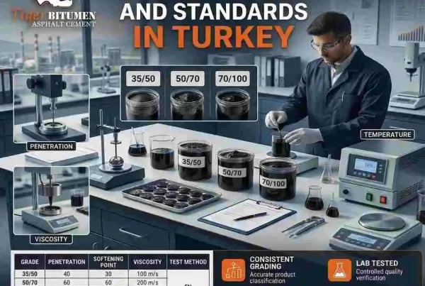 Bitumen Grades and Standards in Turkey