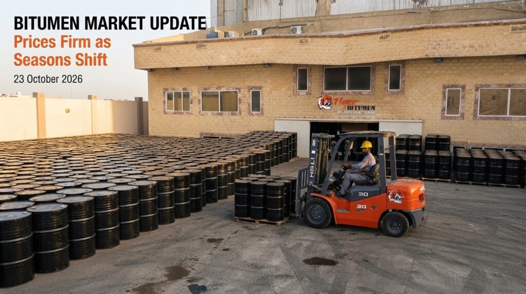 Global bitumen market trends and regional prices in October 2026