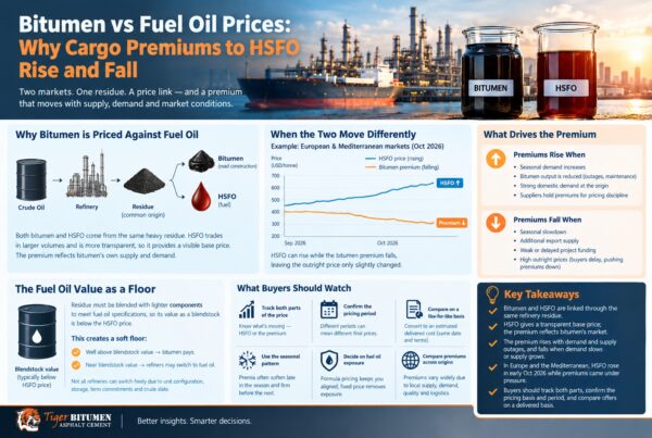bitumen price vs fuel oil