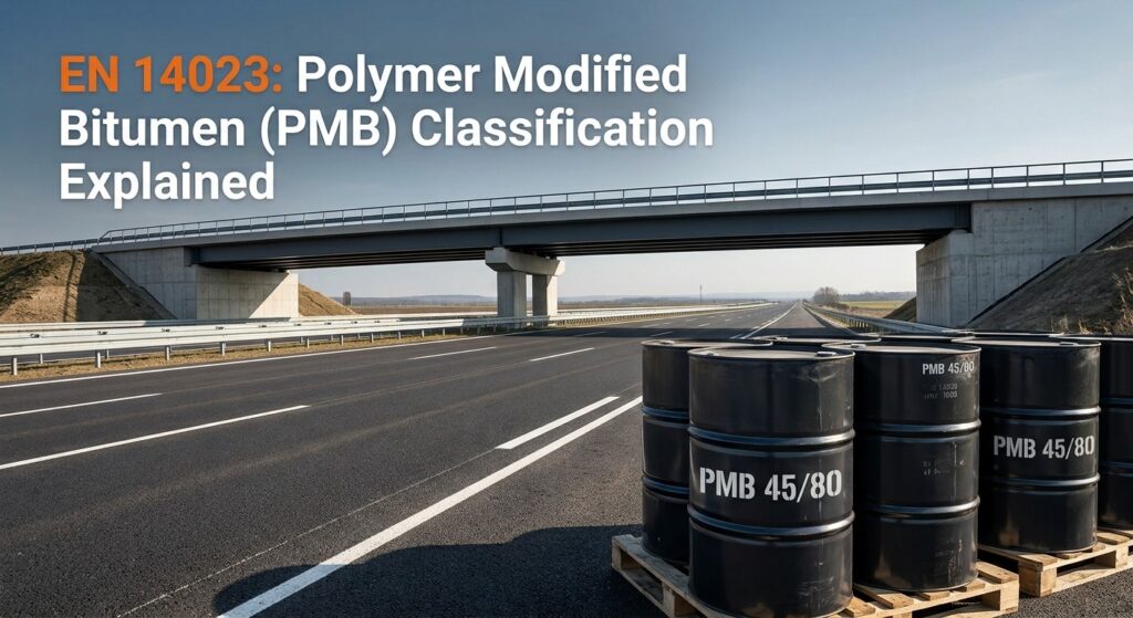 EN 14023 Polymer Modified Bitumen classification