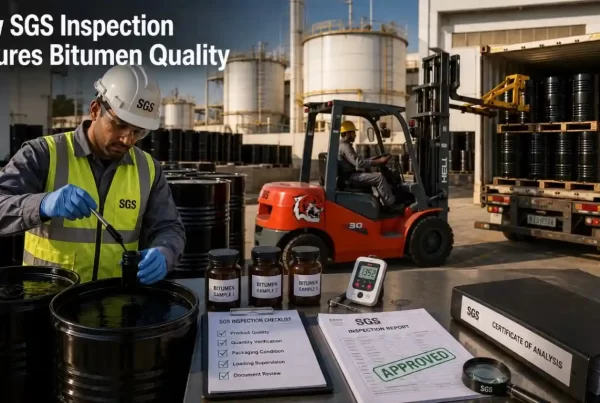 How SGS Inspection Ensures Bitumen Quality