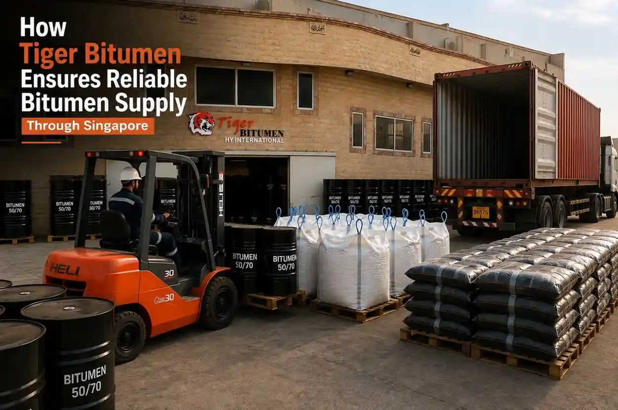 How Tiger Bitumen Ensures Reliable Bitumen Supply Through Singapore