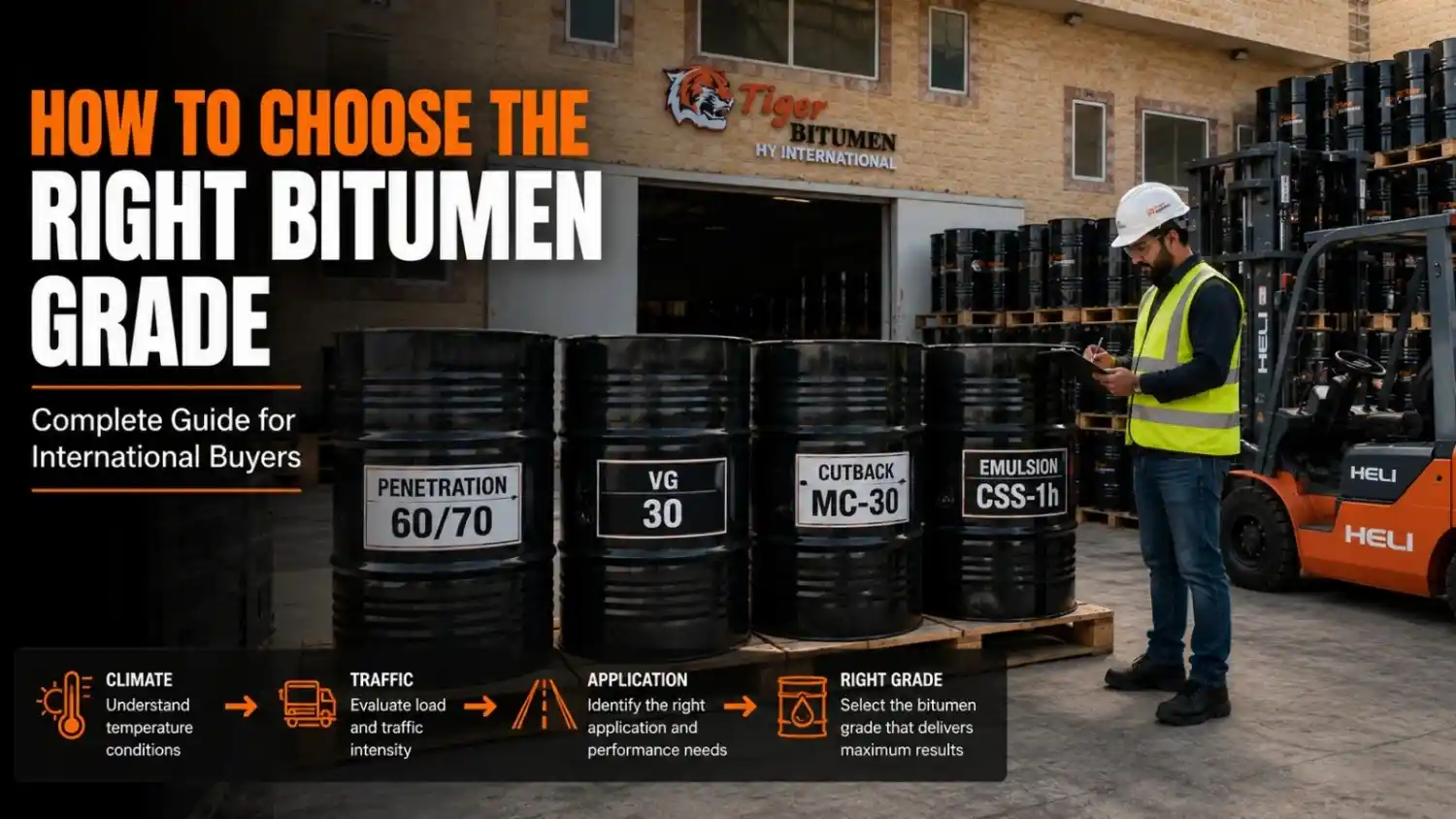How to Choose the Right Bitumen Grade