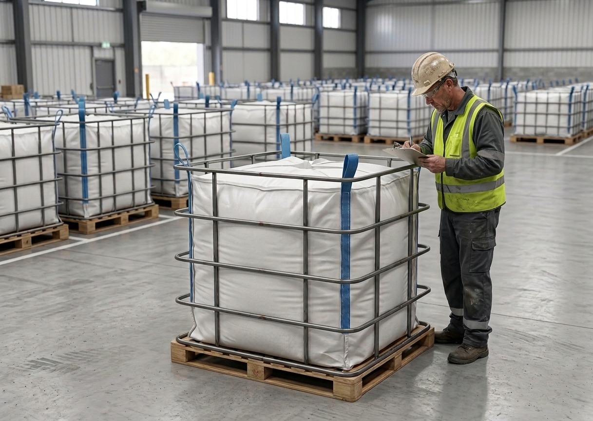 how to handle and store bagged bitumen safely