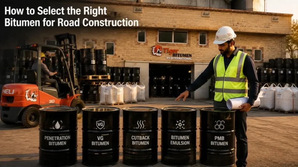 How to Select the Right Bitumen for Road Construction
