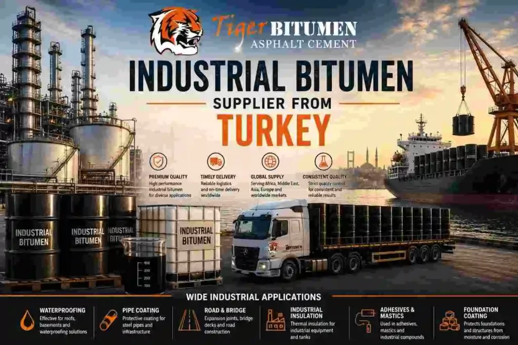 Industrial Bitumen Applications from Turkey