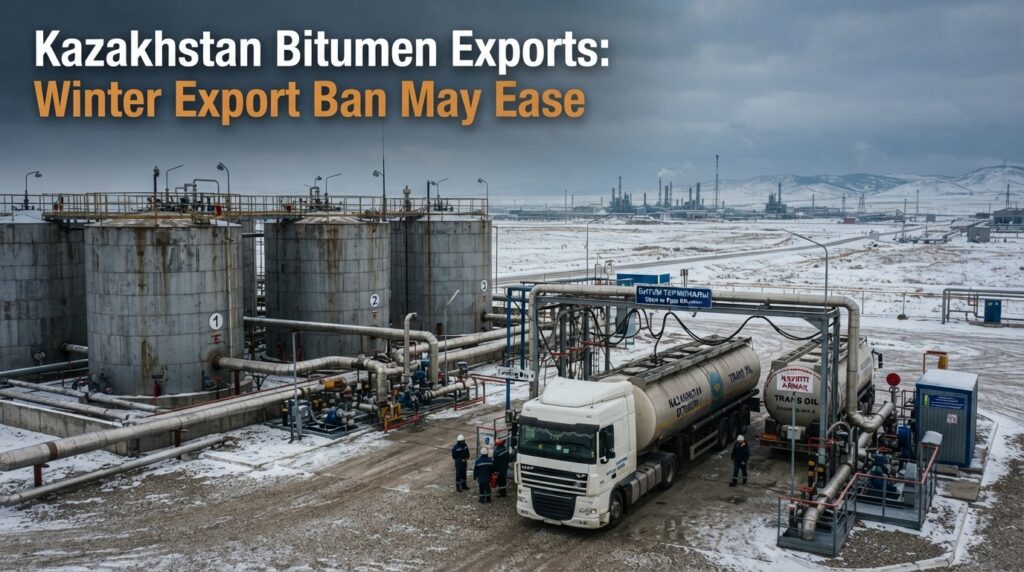 Kazakhstan bitumen exports