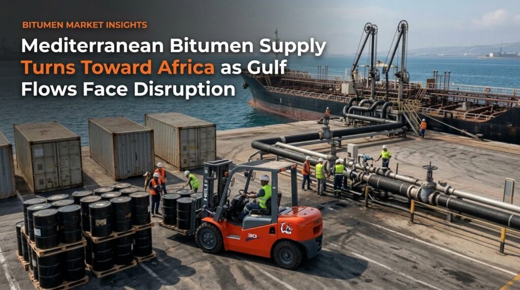 Bitumen supply to Africa and Mediterranean cargo flows