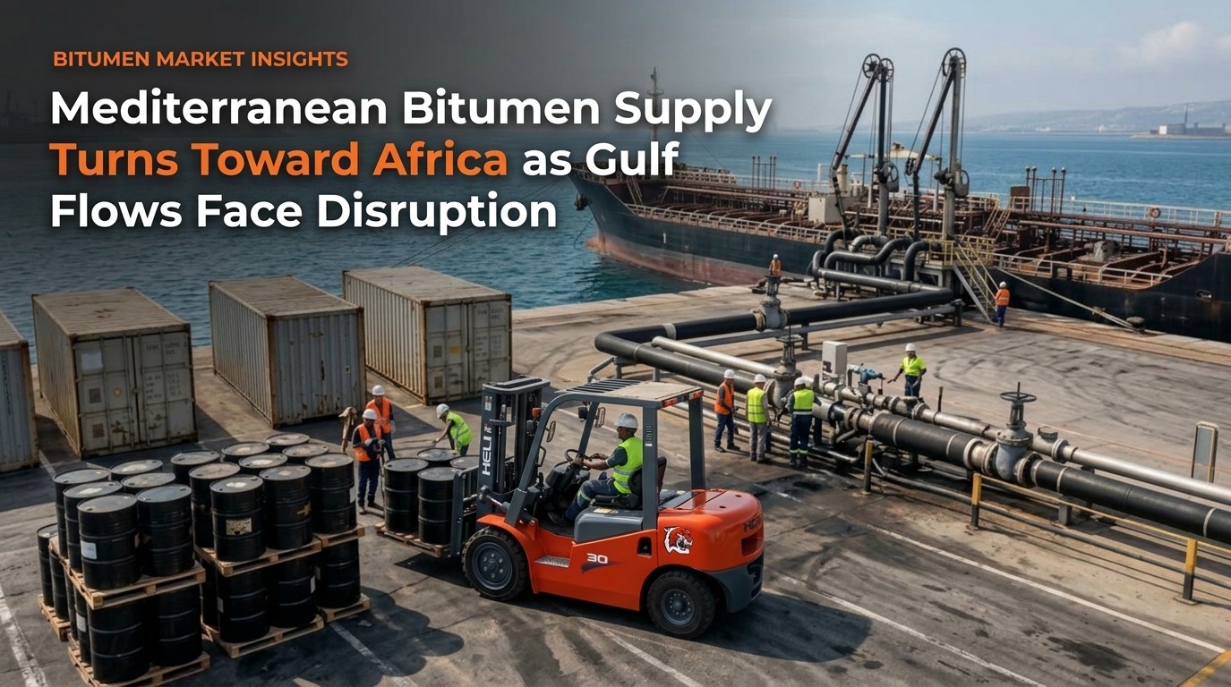 Bitumen supply to Africa and Mediterranean cargo flows