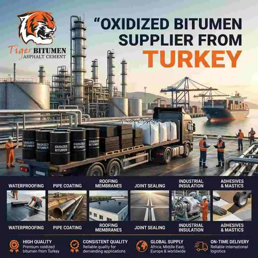 Oxidized Bitumen Supplier from Turkey