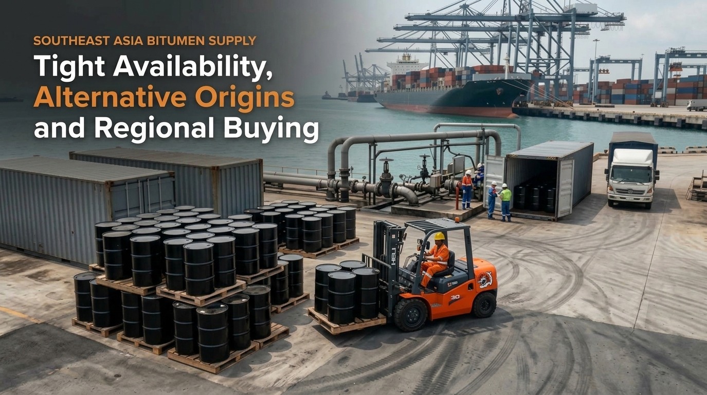 Southeast Asia bitumen supply and alternative origins