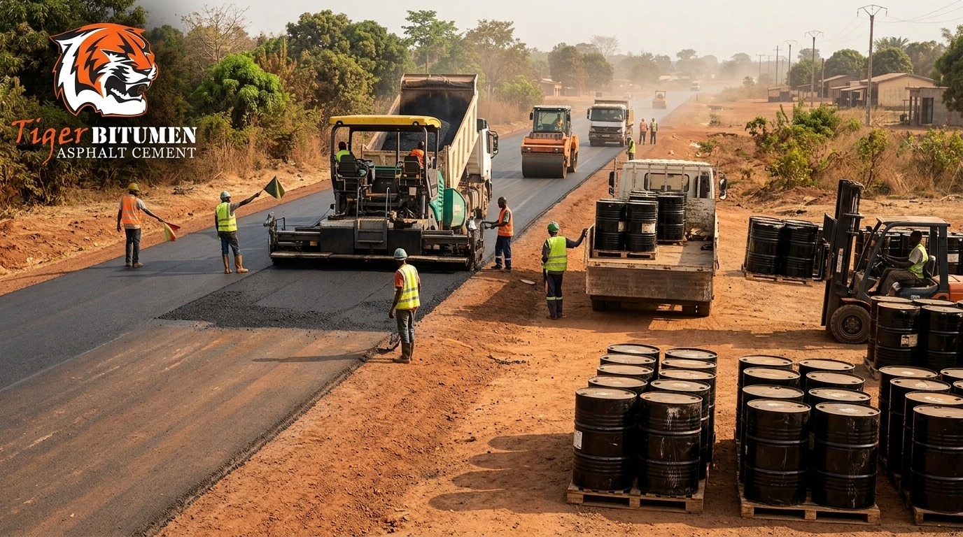 West Africa bitumen supply and dry season road construction