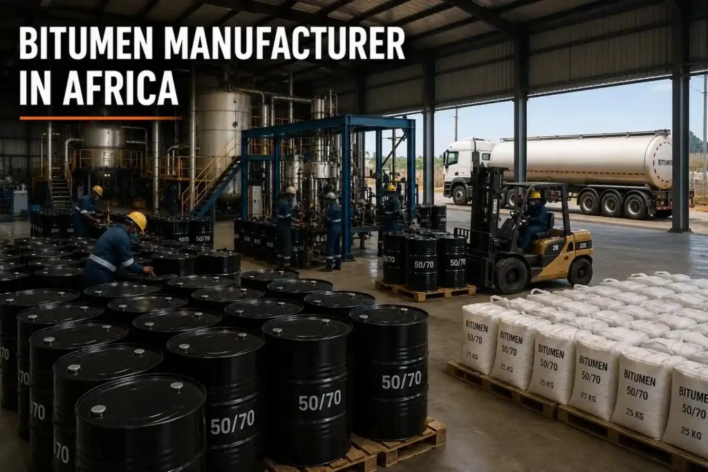 Bitumen Manufacturer in Africa – Premium Quality Bitumen Production by Tiger Bitumen