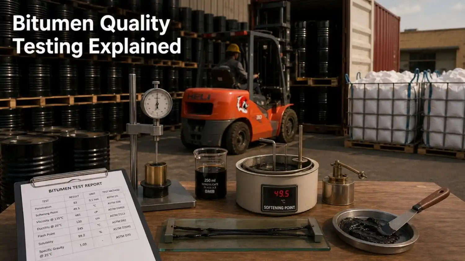 Bitumen Quality Testing Explained