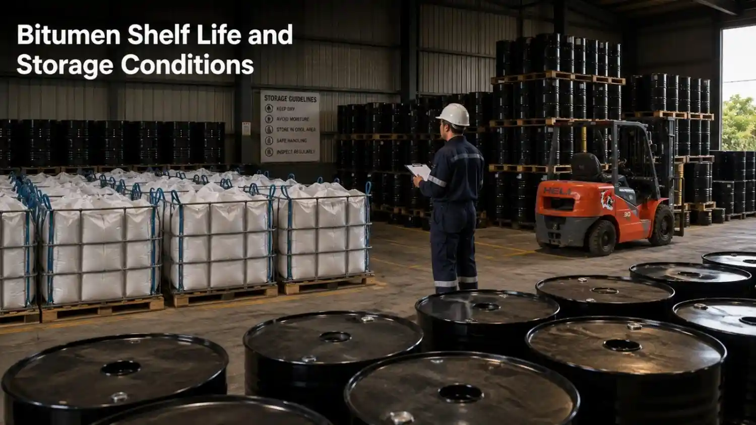 Bitumen Shelf Life and Storage Conditions