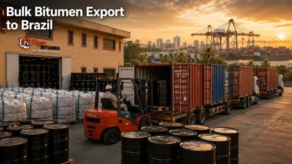 Bulk Bitumen Export to Brazil