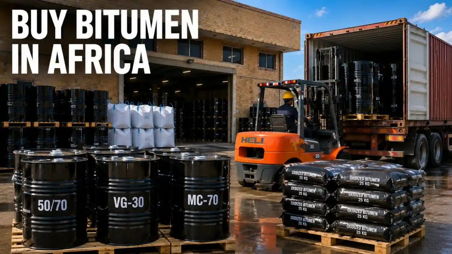 Buy Bitumen in Africa – Premium Bitumen Supplier and Exporter