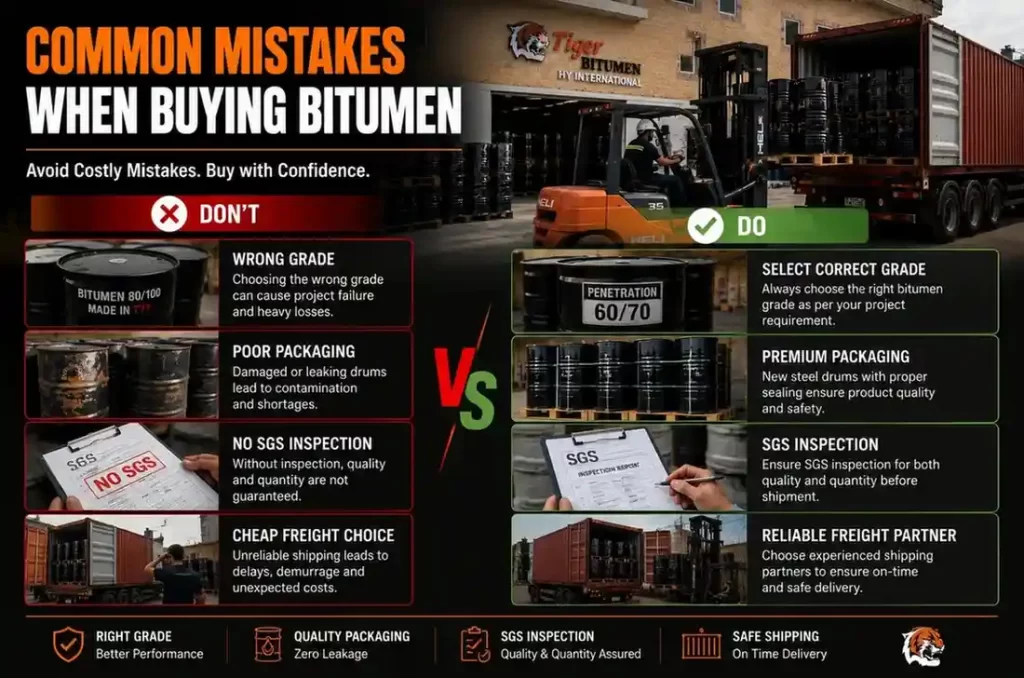 Common Mistakes When Buying Bitumen