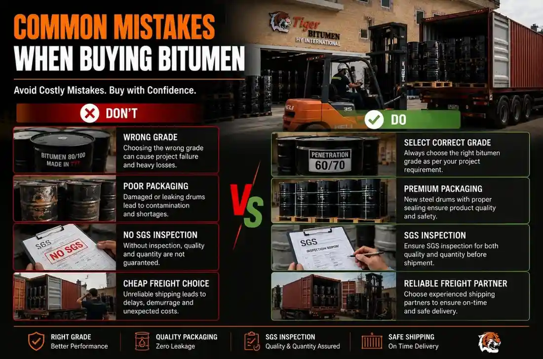 Common Mistakes When Buying Bitumen