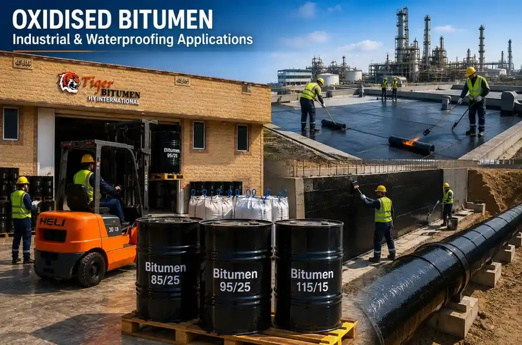 Oxidized Bitumen for Industrial and Waterproofing Applications