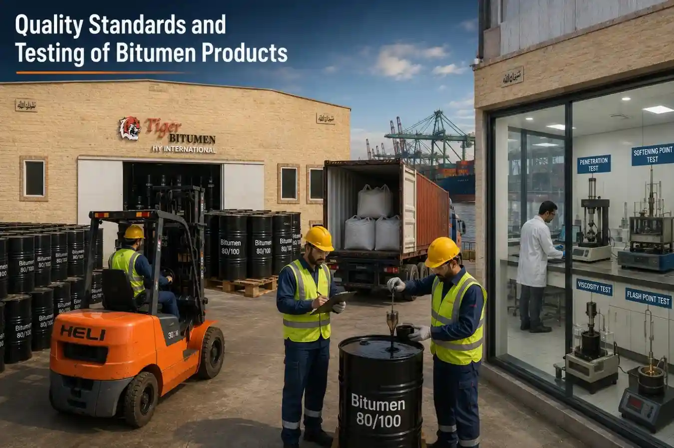 Quality Standards and Testing of Bitumen Products in Singapore